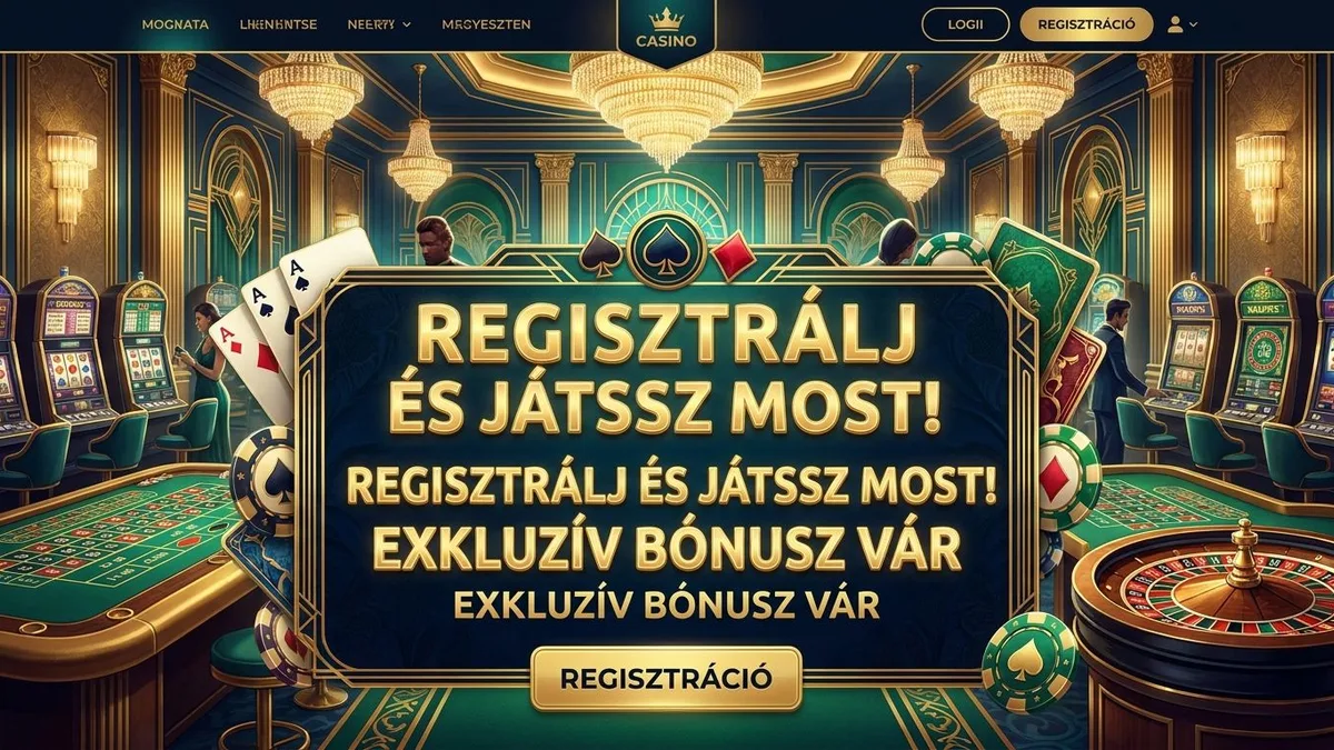 Regisztráció bónusszal